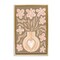 Stupell Industries Pink Retro Flower Vase Framed Floater Canvas Wall Art Design by Martina Pavlova